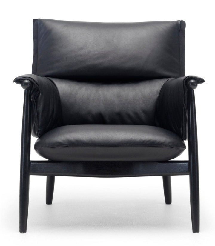 E015 Embrace Lounge Chair - Carl Hansen & Son - Chairs - Black Oak/Sif 98 Leather - HORNE