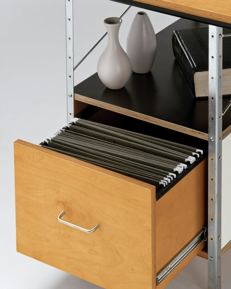 Eames® Desk Unit - Herman Miller® - Desks - Right - Hand File Drawer - Black - Multicolor - HORNE