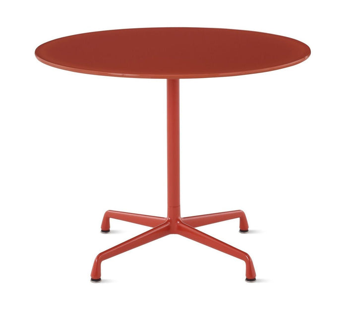 Eames® Dining Table, Herman Miller x HAY - Herman Miller® - Outdoor Furniture - Iron Red - HORNE
