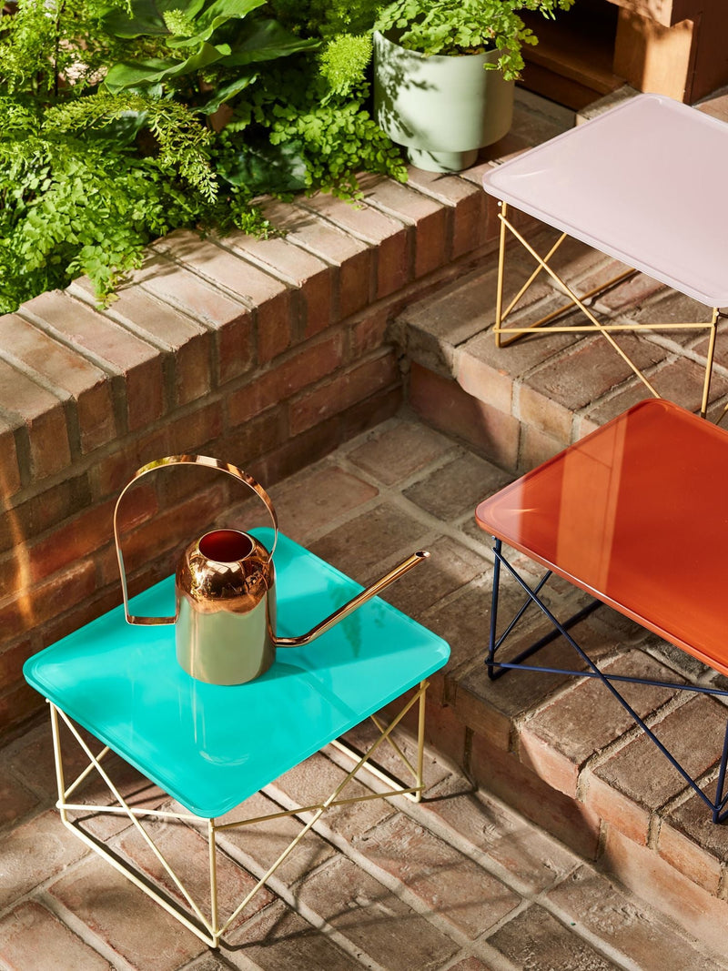 Eames® Dining Table, Herman Miller x HAY - Herman Miller® - Outdoor Furniture - Iron Red - HORNE