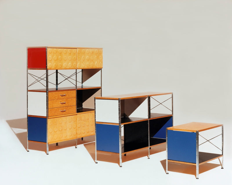 Eames® Storage Unit - 1x1 - Herman Miller® - Storage + Organization - Multicolor - Zinc Plated - HORNE