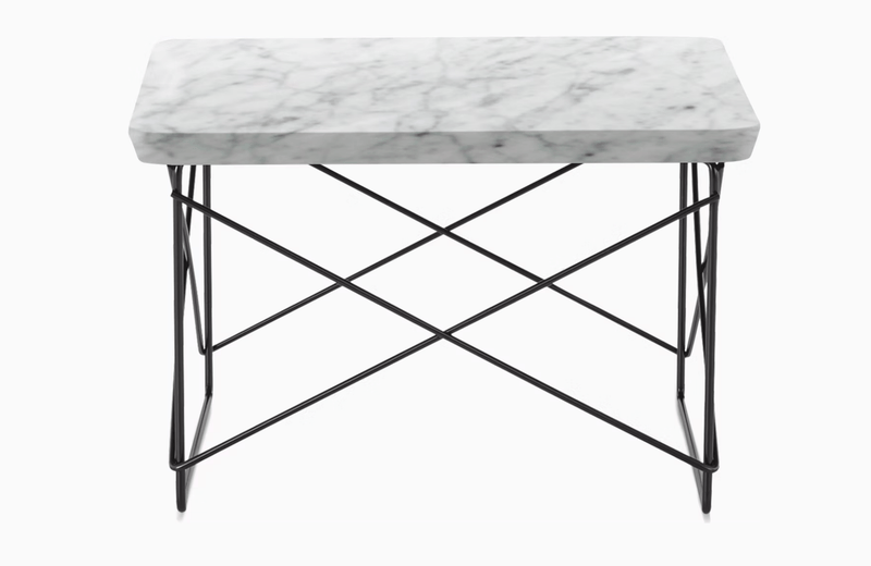 Eames® Wire Base Low Table - Herman Miller® - Tables - White Ash - Black - HORNE