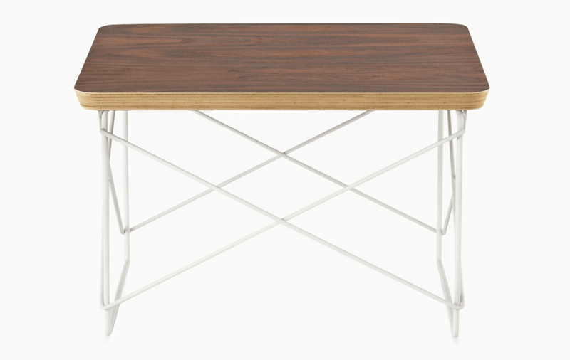 Eames® Wire Base Low Table - Herman Miller® - Tables - White Ash - Black - HORNE