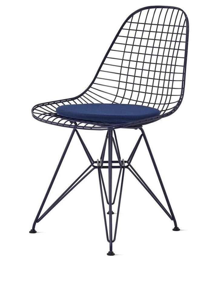 Eames® Wire Chair, Herman Miller x HAY - Herman Miller® - Chairs - Black Blue - Add Outdoor Cushion - HORNE