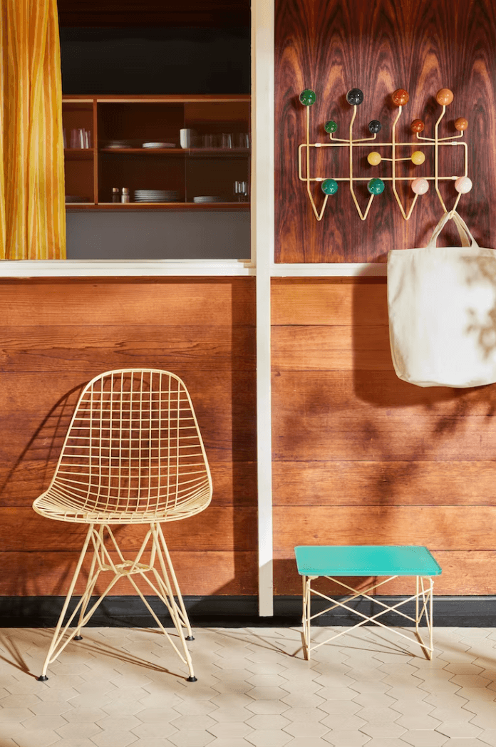 Eames® Wire Chair, Herman Miller x HAY - Herman Miller® - Chairs - Black Blue - No Cushion - HORNE