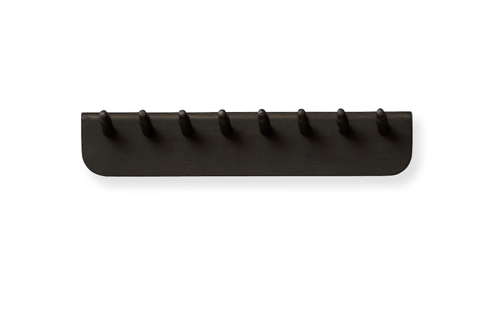Echo Coatrack - Form + Refine - Coat + Key Racks - Small - Black - Stained Oak - HORNE