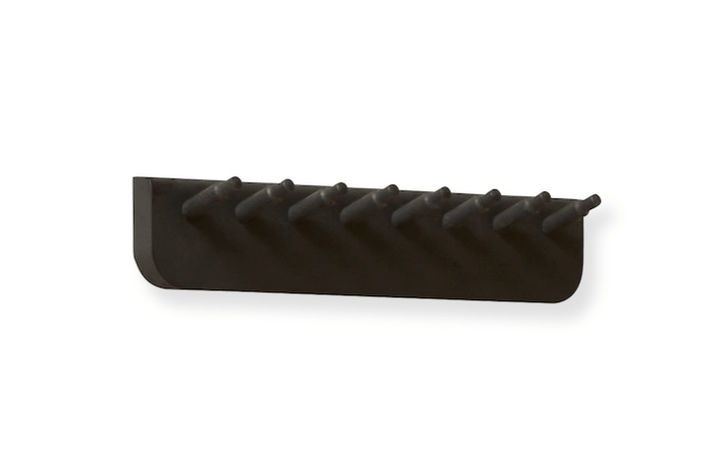 Echo Coatrack - Form + Refine - Coat + Key Racks - Small - Black - Stained Oak - HORNE
