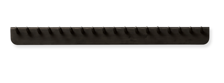 Echo Coatrack - Form + Refine - Coat + Key Racks - Large - Black - Stained Oak - HORNE
