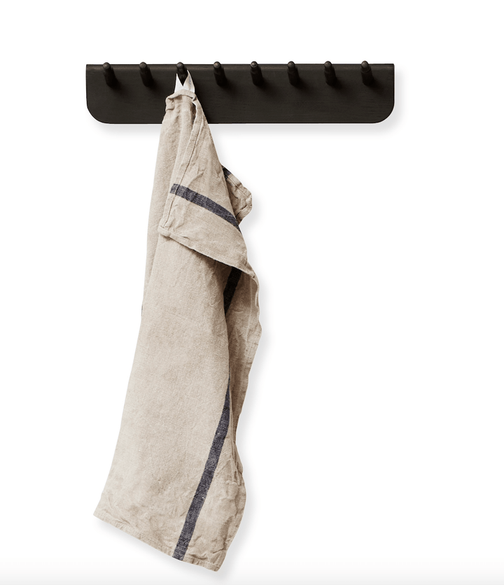 Echo Coatrack - Form + Refine - Coat + Key Racks - Small - Black - Stained Oak - HORNE