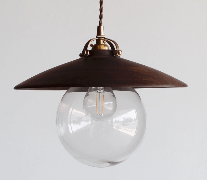 Edmund Pendant Light - Lostine - Pendants - Black Walnut - Plug & Cord - HORNE