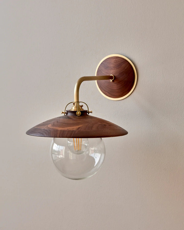 Edmund Sconce - Lostine - Wall Sconces - Black Walnut - HORNE