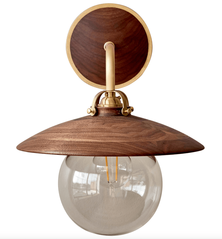 Edmund Sconce - Lostine - Wall Sconces - Black Walnut - HORNE
