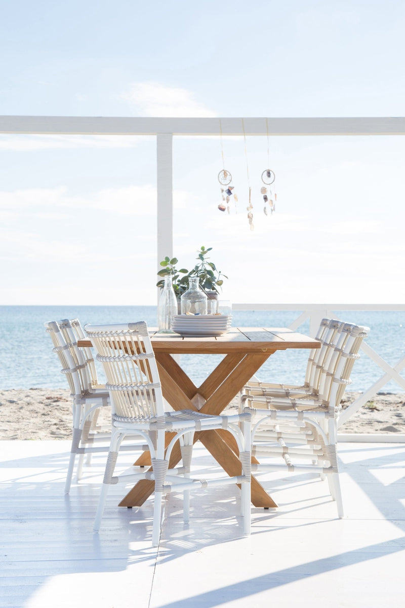 Elisabeth Side Chair - Exterior - Sika Design - Outdoor Furniture - Dove White - HORNE
