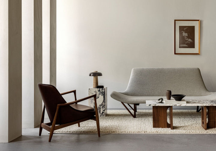 Elizabeth Lounge Chair - Audo Copenhagen - Chairs - Natural Oak - Dunes Leather - Cognac - HORNE