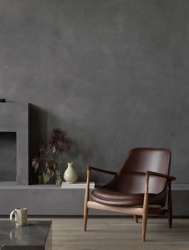 Elizabeth Lounge Chair - Audo Copenhagen - Chairs - Natural Oak - Dunes Leather - Cognac - HORNE