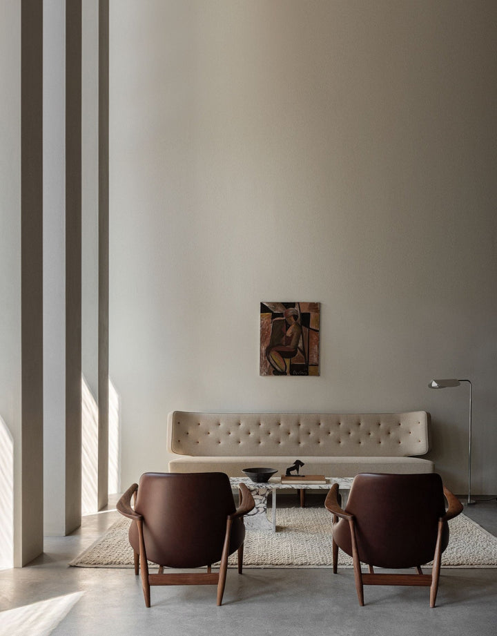 Elizabeth Lounge Chair - Audo Copenhagen - Chairs - Natural Oak - Dunes Leather - Cognac - HORNE