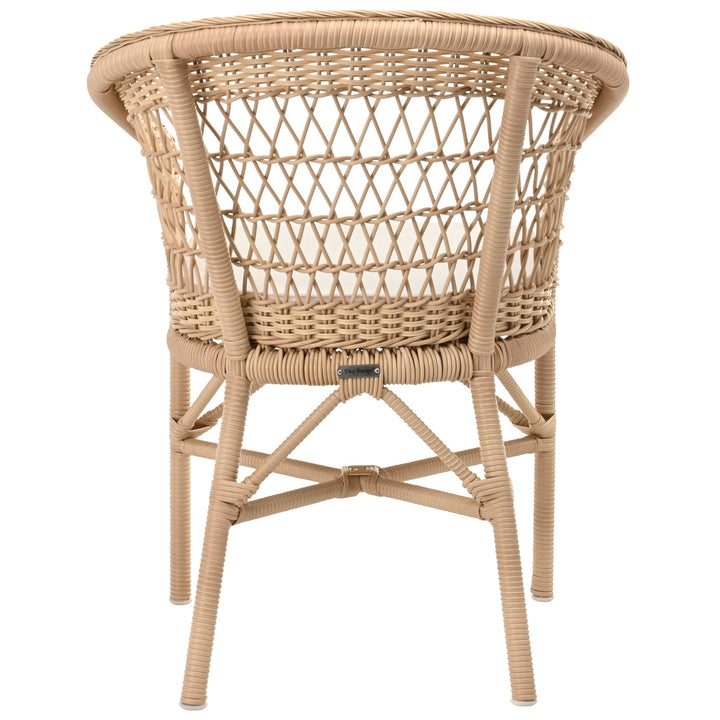 Emma Dining Chair - Exterior - Sika Design - Outdoor Furniture - Antique - Sunbrella Sailcloth Seagull - HORNE