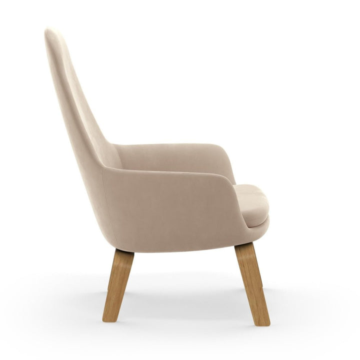 Normann Copenhagen Era Lounge Chair High - Wood Legs