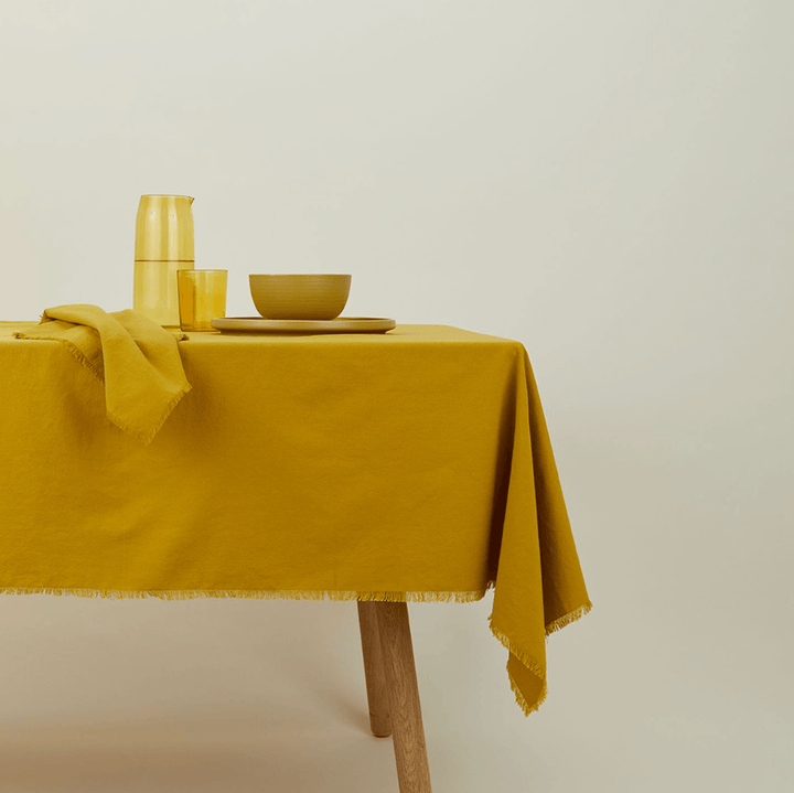 Essential Cotton Tablecloth - Hawkins New York - Kitchen + Table Linens - Ivory - HORNE