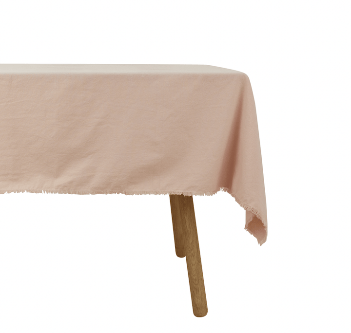 Essential Cotton Tablecloth - Hawkins New York - Kitchen + Table Linens - Blush - HORNE