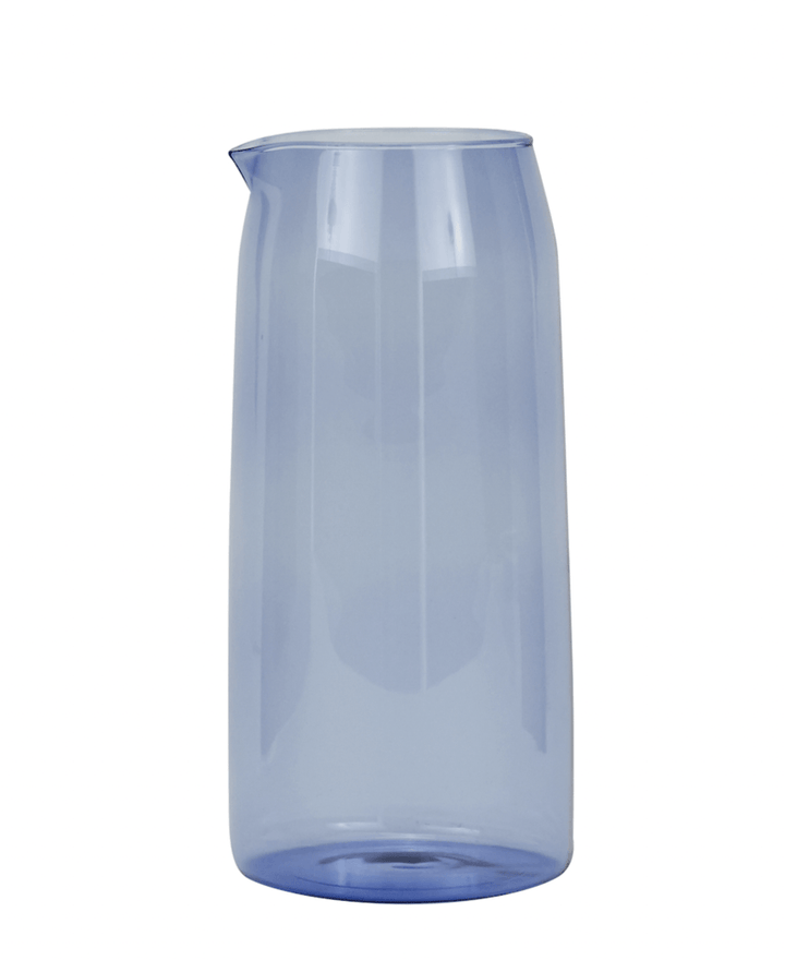 Essential Glassware Pitcher - Hawkins New York - Carafes + Pitchers - Blue - HORNE
