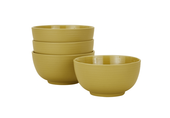 Essential Large Bowl - Set of 4 - Hawkins New York - Dinnerware - Mustard - HORNE