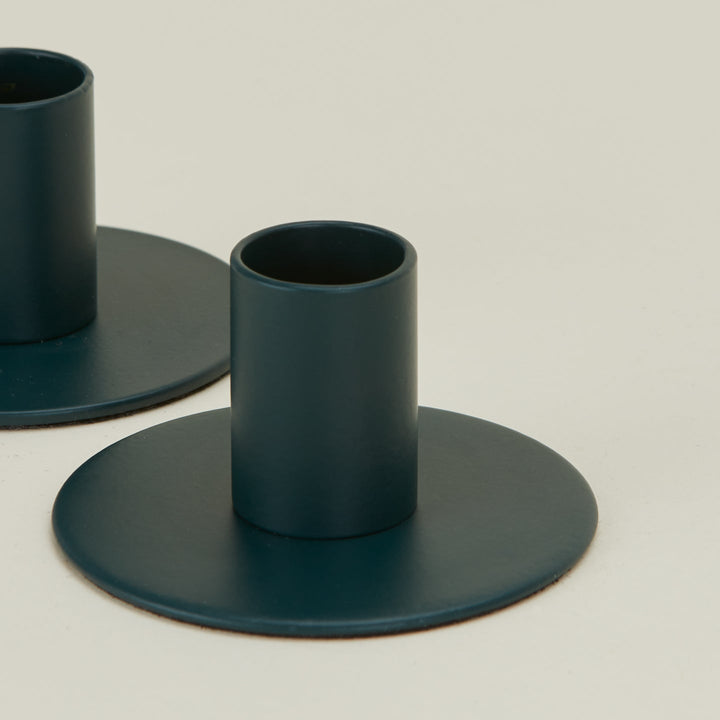 Essential Metal Candle Holder - Set of 2 - Hawkins New York - Candle Holders - Brass - HORNE