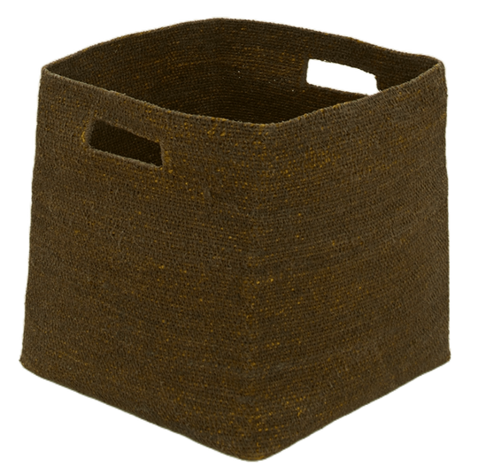 Essential Square Basket - Hawkins New York - Storage + Organization - Olive - HORNE