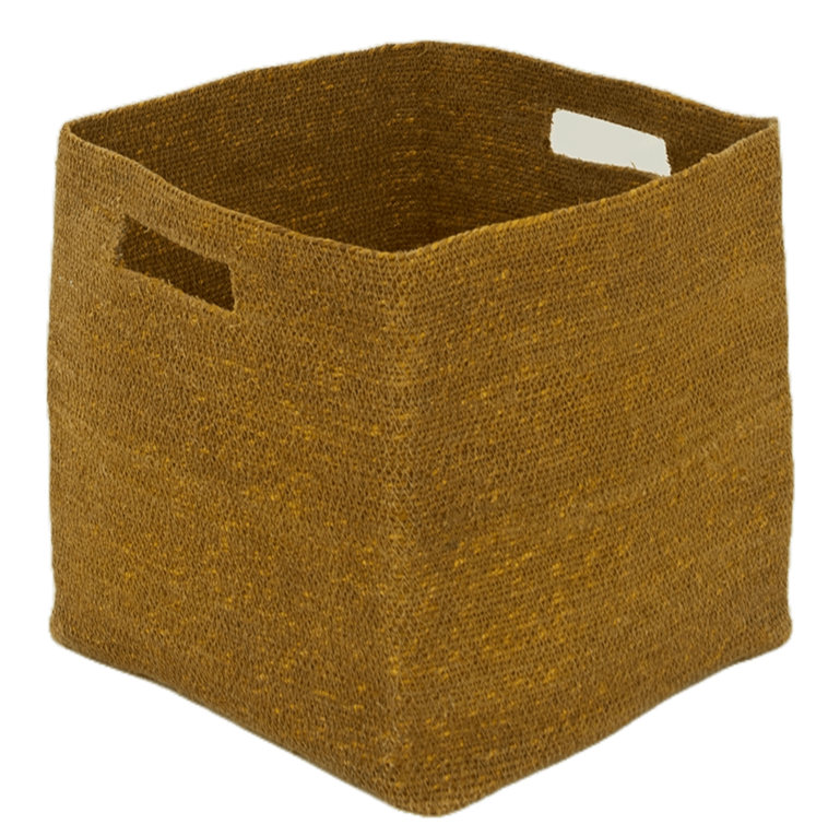 Essential Square Basket - Hawkins New York - Storage + Organization - White - HORNE