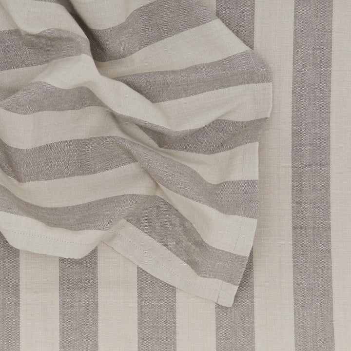 Essential Striped Dinner Napkin - Set of 4 - Hawkins New York - Kitchen + Table Linens - Olive/ Sage - HORNE