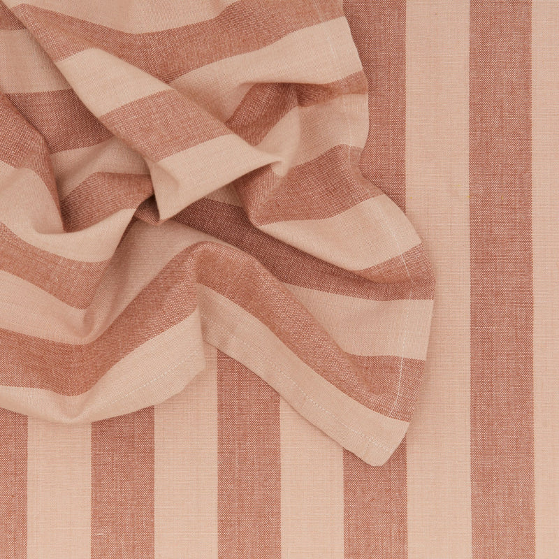 Essential Striped Dinner Napkin - Set of 4 - Hawkins New York - Kitchen + Table Linens - Ivory/ Flax - HORNE