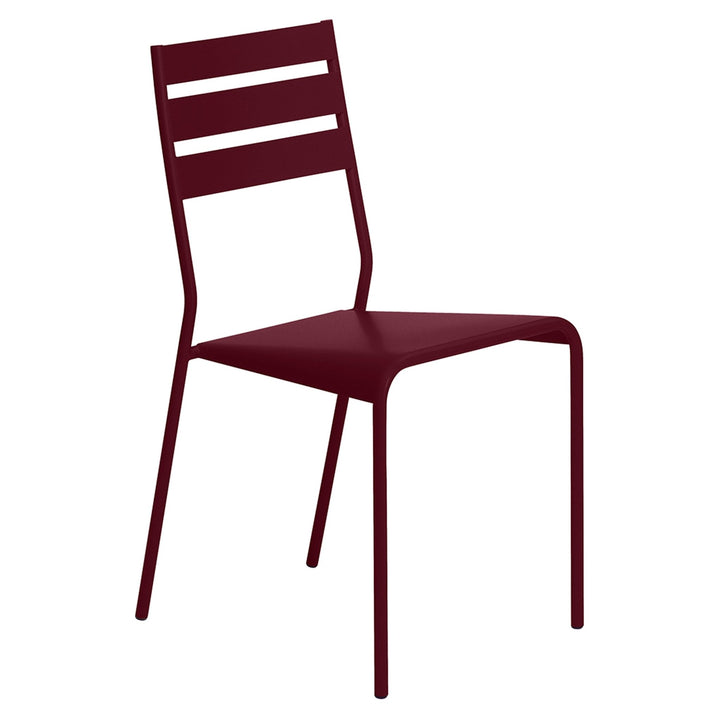Facto Chair - Set of 2 - Fermob - Outdoor Furniture - Black Cherry - HORNE