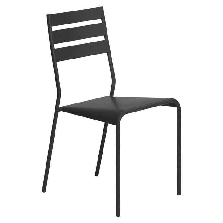 Facto Chair - Set of 2 - Fermob - Outdoor Furniture - Liquorice - HORNE