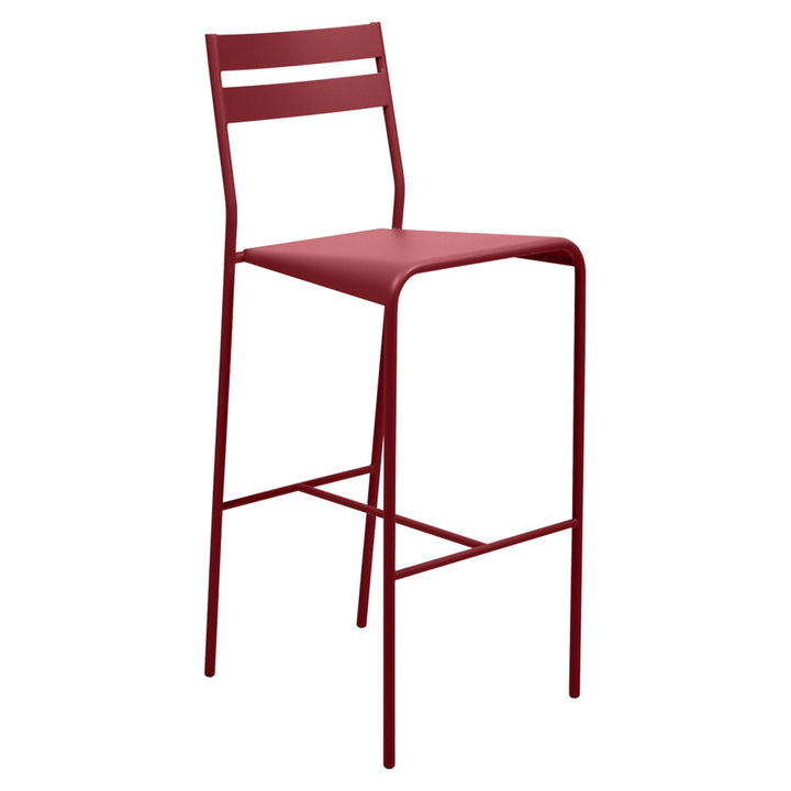 Facto High Stool - Fermob - Outdoor Furniture - Chili Red - HORNE