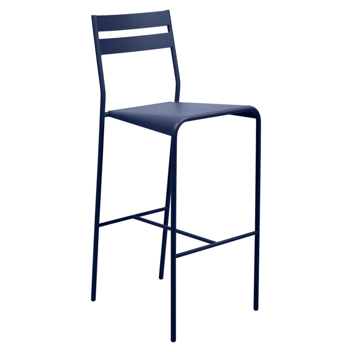 Facto High Stool - Fermob - Outdoor Furniture - Deep Blue - HORNE