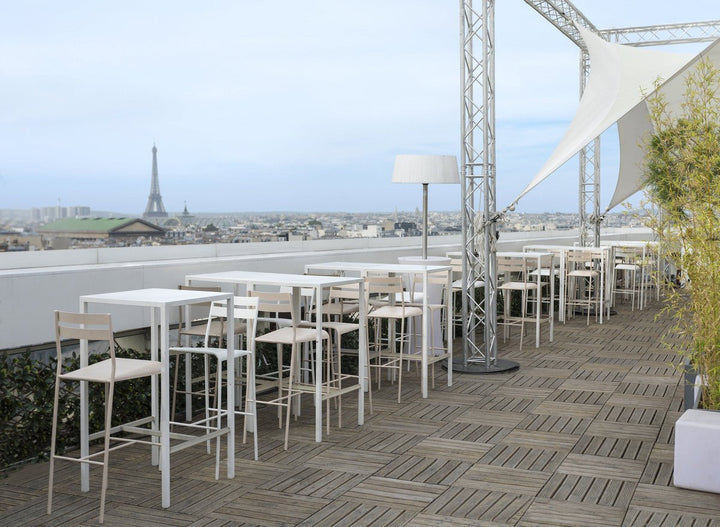 Facto High Stool - Fermob - Outdoor Furniture - Willow Green - HORNE
