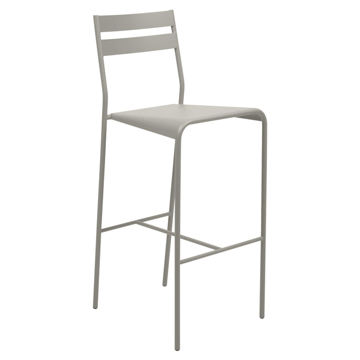 Facto High Stool - Fermob - Outdoor Furniture - Clay Grey - HORNE