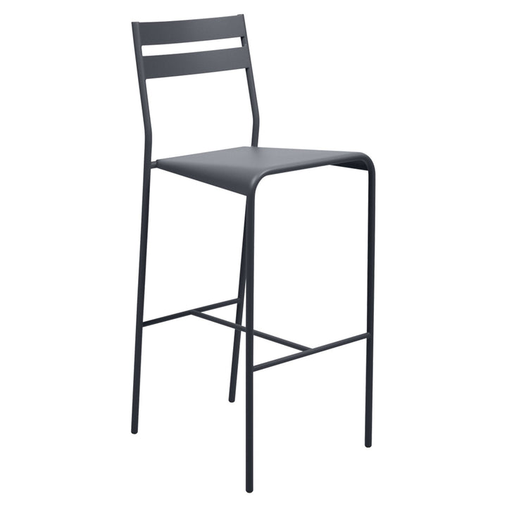 Facto High Stool - Fermob - Outdoor Furniture - Anthracite - HORNE