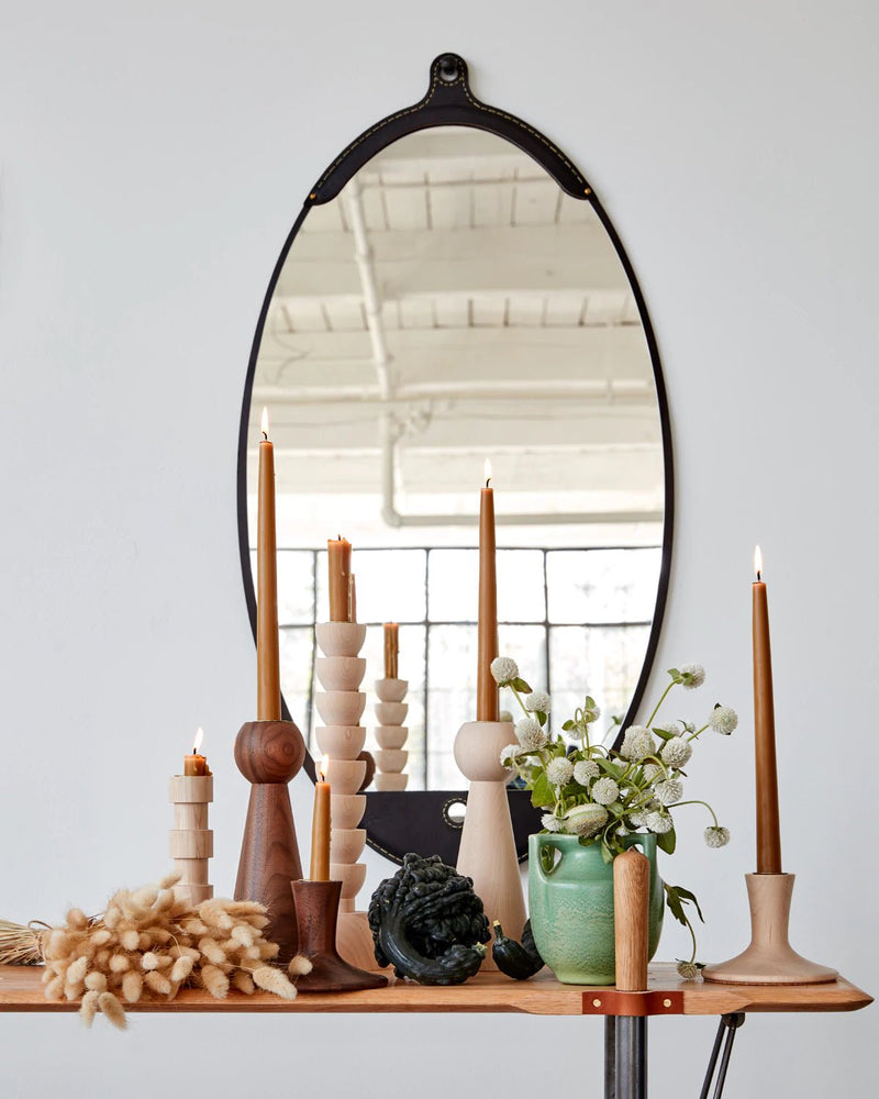 Fairmount Mirror - Long Oval - Lostine - Mirrors - Tan - HORNE