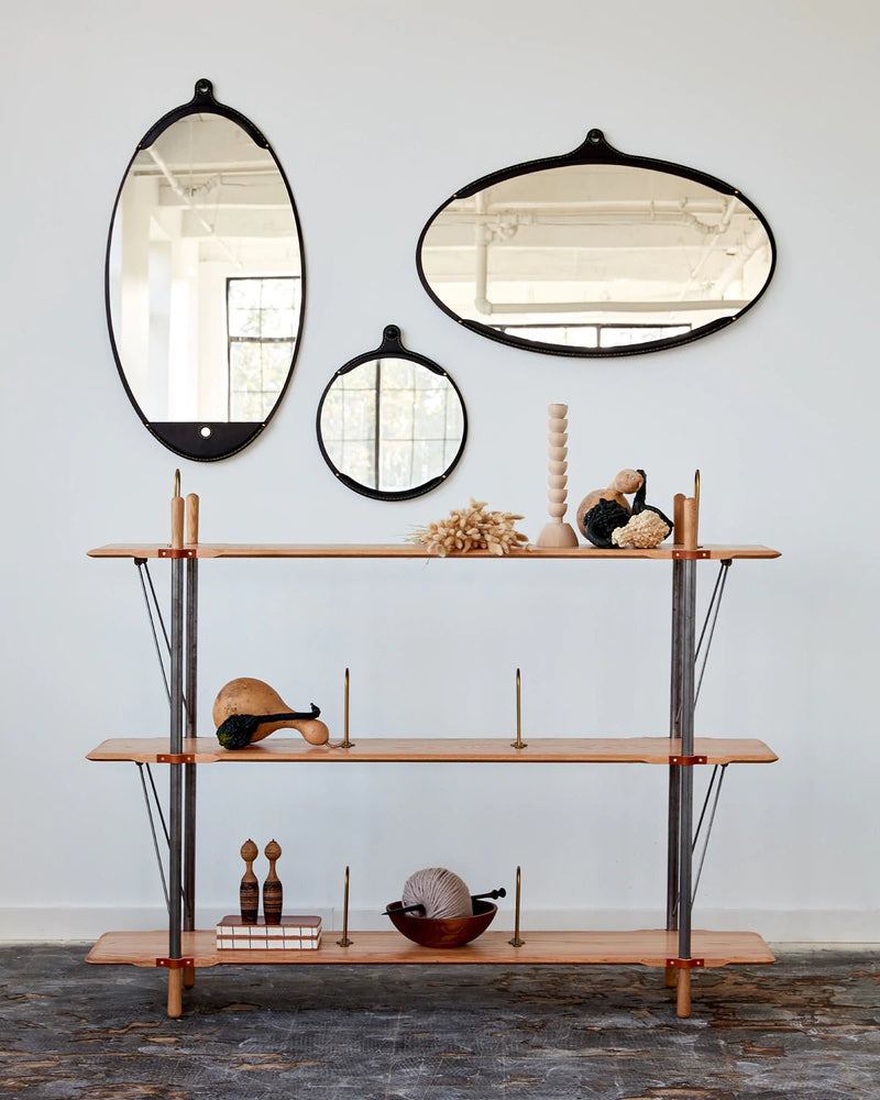 Fairmount Mirror - Round - Lostine - Mirrors - Tan - HORNE