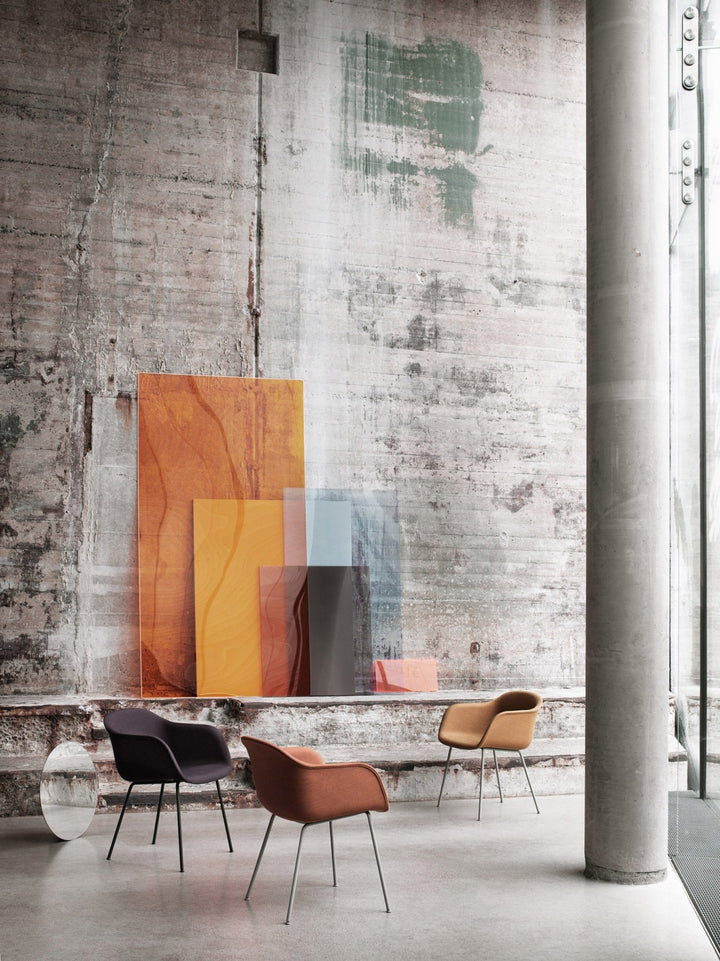 Fiber Armchair - Sled Base - Muuto - Chairs - Grey Shell & Grey Base - HORNE