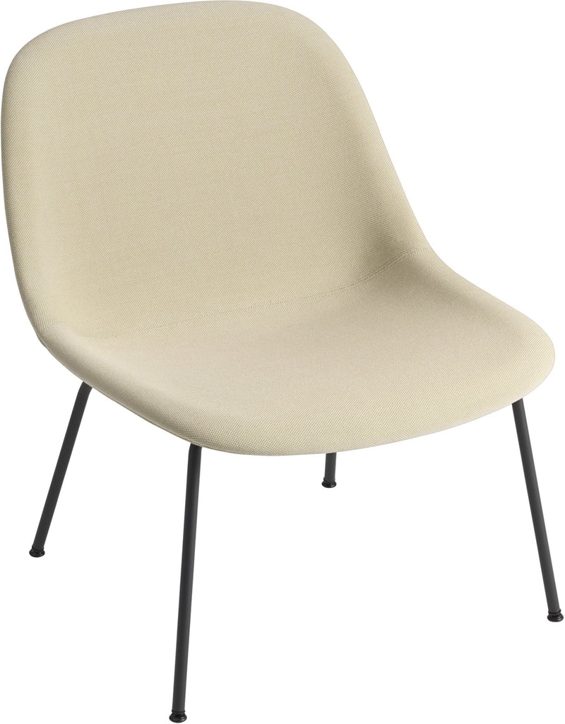Fiber Lounge Chair - Muuto - Chairs - Tube Base - White Shell - HORNE