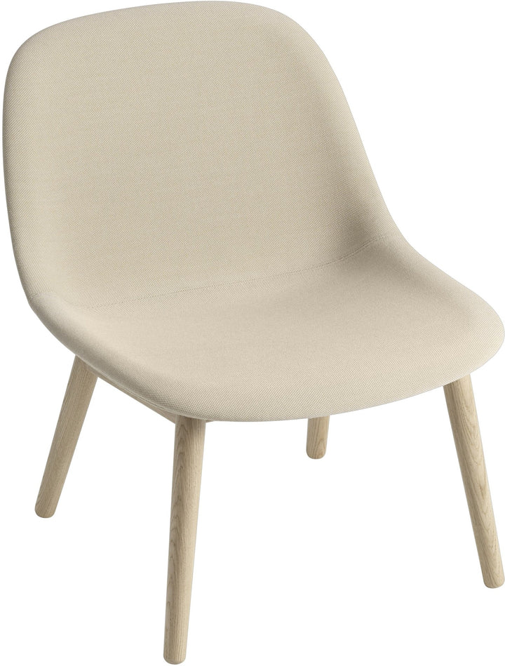 Fiber Lounge Chair - Muuto - Chairs - Wood Base - Tan Steelcut Trio 236 - HORNE