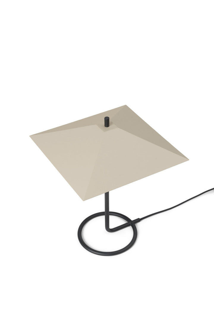Filo Table Lamp - Square - Ferm Living - Tables + Desks - Black/ Mirror Polished - HORNE