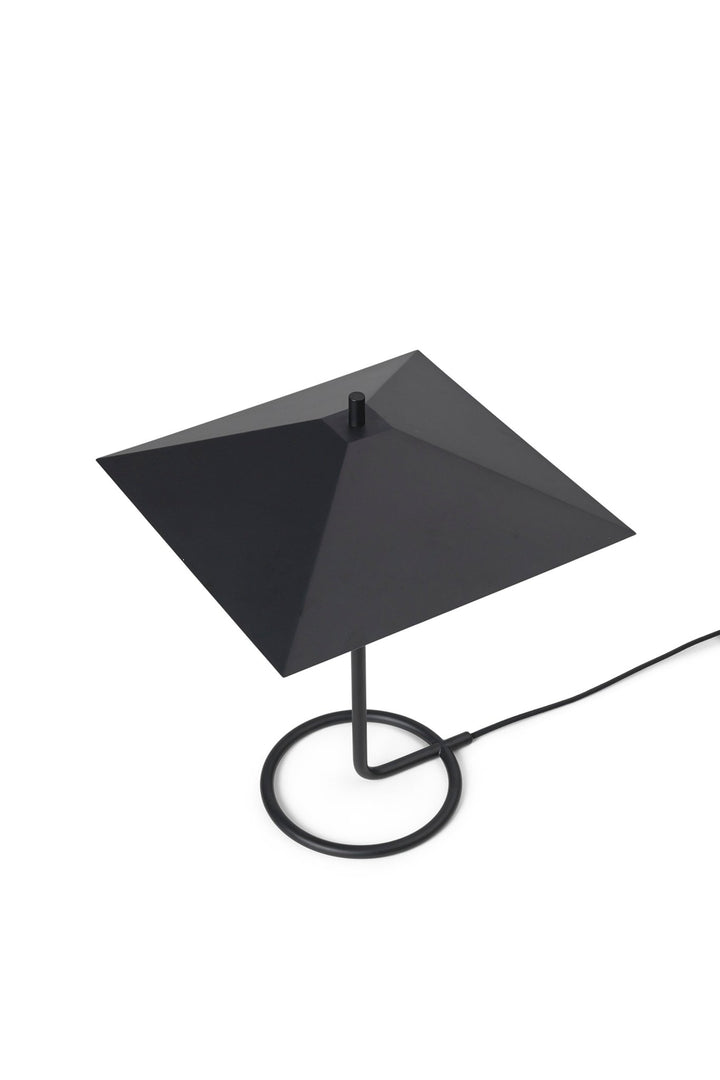 Filo Table Lamp - Square - Ferm Living - Tables + Desks - Black/ Mirror Polished - HORNE
