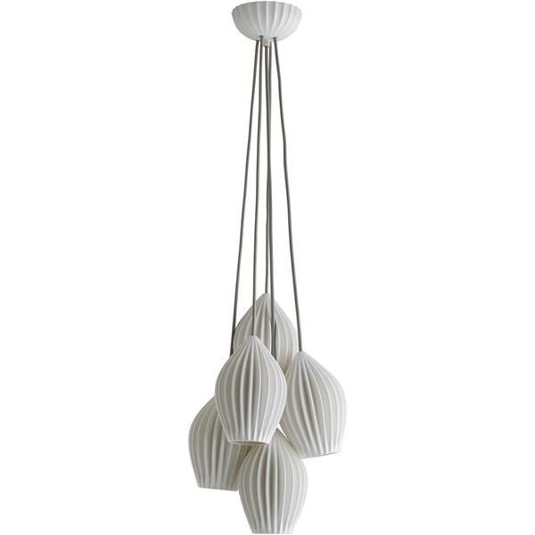 Fin Pendant Grouping Of Five