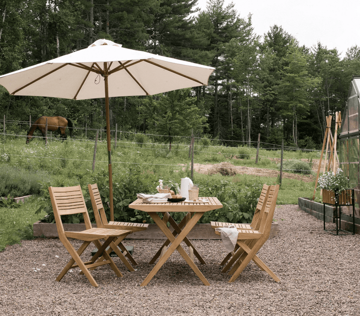 Flip Folding Chair - Cane Line - Outdoor Furniture - Light Grey Focus - HORNE