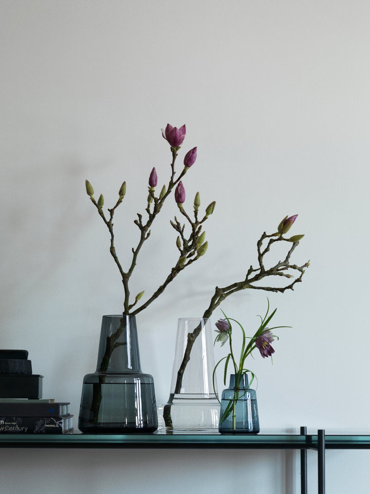 Flora Vase - Smoke - Holmegaard - Vases - Medium Neck - HORNE