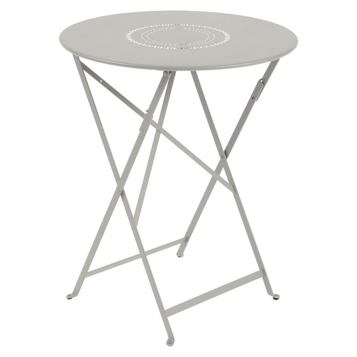 Floreal Perforated Table 24" - Fermob - Outdoor Furniture - Clay Grey - HORNE