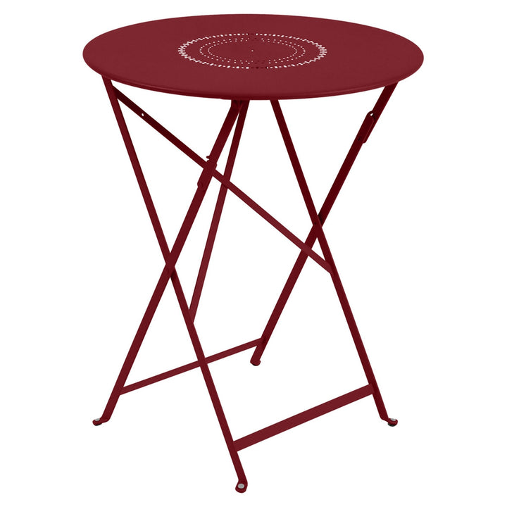 Floreal Perforated Table 24" - Fermob - Outdoor Furniture - Chili Red - HORNE